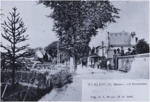 eerste station Naaldwijk aan de Dijkweg